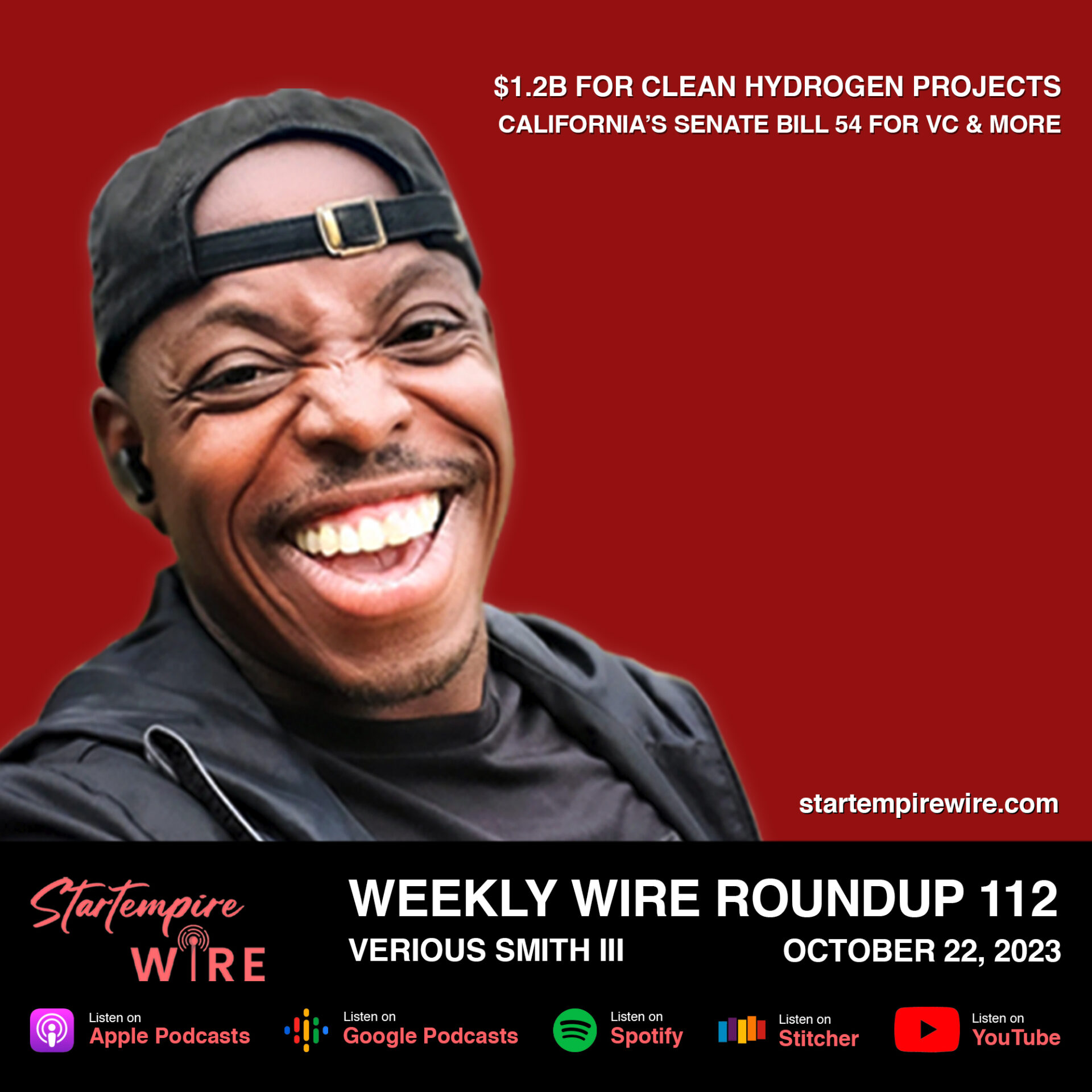 WWR 112: $1.2B for Clean Hydrogen Projects, California’s Senate Bill 54 for VC & More